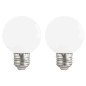 VITO LED Lamp G45 E27 - 3W (vervangt 20W) - 180lm - 6400K Koel Wit - 180-240V - Flikkervrij - Energiezuinig - 2 stuks