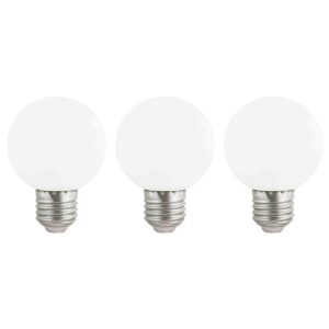 VITO LED Lamp G45 E27 - 3W (vervangt 20W) - 180lm - 6400K Koel Wit - 180-240V - Flikkervrij - Energiezuinig - 3 stuks