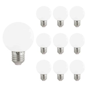VITO LED Lamp G45 E27 - 3W (vervangt 20W) - 180lm - 6400K Koel Wit - 180-240V - Flikkervrij - Energiezuinig - 10 stuks