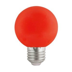 VITO LED Lamp G45 E27 - 3W (vervangt 20W) - 180lm - Rood Licht - 180-240V - Flikkervrij - Energiezuinig