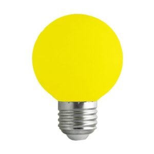 VITO LED Lamp G45 E27 - 3W (vervangt 20W) - 180lm - Geel Licht - 240V - Flikkervrij - Energiezuinig