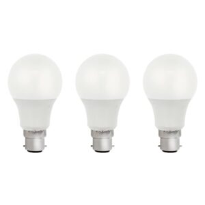 VITO LED Lamp A60 B22 - 9W (vervangt 60W) - 783lm - 2700K - 220-240V - Ø50mm - Energiezuinig - 3 stuks