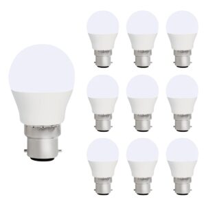 VITO LED Kogelamp G45 B22 - 7W (vervangt 50W) - 533lm - 6400K - 220-240V - Ø50mm - Energiezuinig - 10 stuks