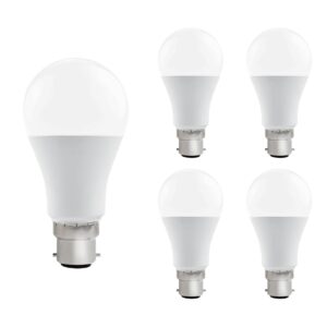 VITO LED Lamp A60 B22 - 15W (vervangt 100W) - 1395lm - 6400K - 220-240V - Ø50mm - Energiezuinig - 5 stuks