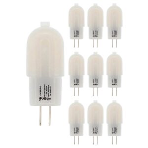 VITO LED Capsule Steeklamp G4 - 2.5W (vervangt 20W) - 200lm - 2700K - 220-240V - Dimbaar - Ø16mm - Energiezuinig - 10 stuks