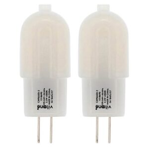 VITO LED Capsule Steeklamp G4 - 2.5W (vervangt 20W) - 215lm - 4000K - 220-240V - Dimbaar - Ø16mm - Energiezuinig - 2 stuks