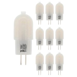 VITO LED Capsule Steeklamp G4 - 2.5W (vervangt 20W) - 215lm - 4000K - 220-240V - Dimbaar - Ø16mm - Energiezuinig - 10 stuks