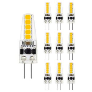 VITO LED Capsule Steeklamp G4 - 2W (vervangt 20W) - 170lm - 2700K - 12V - Energiezuinig - 10 stuks