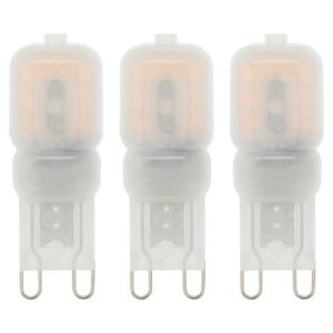 VITO LED Capsule Steeklamp G9 - 3W (vervangt 30W) - 290lm - 2700K - 220-240V - Dimbaar - Ø16mm - Energiezuinig - 3 stuks