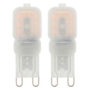 VITO LED Capsule Steeklamp G9 - 3W (vervangt 30W) - 294lm - 4000K - 220-240V - Dimbaar - Ø16mm - Energiezuinig - 2 stuks