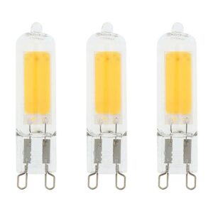 VITO LED Capsule Steeklamp G9 - 3.2W (vervangt 30W) - 336lm - 4000K - 220-240V - Ø14mm - Energiezuinig - 3 stuks