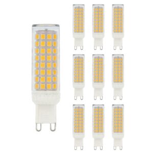 VITO LED Capsule Steeklamp G9 - 8W (vervangt 75W) - 1000lm - 6400K - 100-265V - Ø19mm - Energiezuinig - 10 stuks
