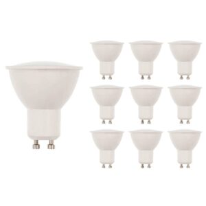 VITO LED Spot PAR16 GU10 - 5W (vervangt 40W) - 405lm - 4000K - 220-240V - Ø50mm - Energiezuinig - 10 stuks