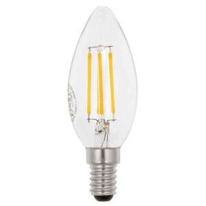 VITO LED Filament Kaarslamp C35 E14 - 4W (vervangt 50W) - 520lm - 2700K - Ø35mm - 220-240V - Energiezuinig