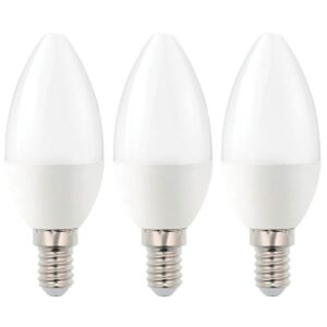 VITO LED Kaarslamp C37 E14 - 6.5W (vervangt 50W) - 507lm - 2700K - 170-260V - Ø37mm - Energiezuinig - 3 stuks