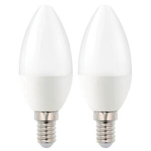 VITO LED Kaarslamp C37 E14 - 6.5W (vervangt 50W) - 520lm - 4000K - 170-260V - Ø37mm - Energiezuinig - 2 stuks
