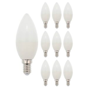 VITO LED Kaarslamp C37 E14 - 7W (vervangt 50W) - 507lm - 2700K - 220-240V - Ø37mm - Energiezuinig  - 10 stuks