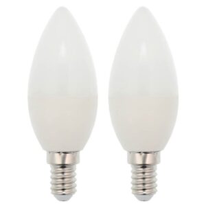 VITO LED Kaarslamp C37 E14 - 7W (vervangt 50W) - 520lm - 4000K - 220-240V - Ø37mm - Energiezuinig  - 2 stuks