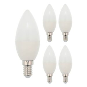 VITO LED Kaarslamp C37 E14 - 7W (vervangt 50W) - 520lm - 4000K - 220-240V - Ø37mm - Energiezuinig  - 5 stuks