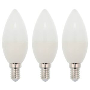 VITO LED Kaarslamp C37 E14 - 7W (vervangt 50W) - 533lm - 6400K - 220-240V - Ø37mm - Energiezuinig  - 3 stuks