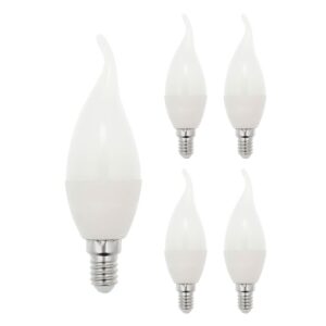 VITO LED Kaarslamp C37 E14 - 6.5W (vervangt 50W) - 520lm - 4000K - 220-240V - Ø37mm - Energiezuinig  - 5 stuks