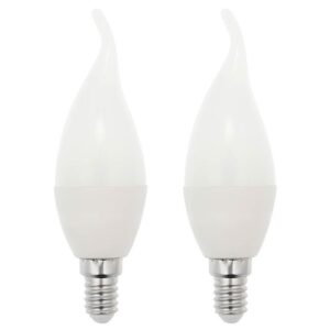 VITO LED Kaarslamp C37 E14 - 7W (vervangt 50W) - 533lm - 6400K - 220-240V - Ø37mm - Energiezuinig  - 2 stuks