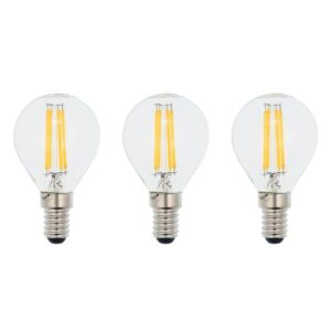 VITO LED Filament Kogellamp G45 E14 - 4W (vervangt 50W) - 532lm - 4000K - Ø45mm - 220-240V - Energiezuinig - 3 stuks