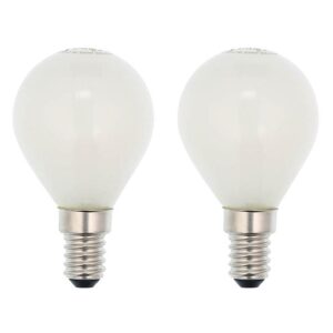 VITO LED Filament Kogellamp G45 E14 - 4W (vervangt 40W) - 424lm - 2700K - Ø45mm - 220-240V - Energiezuinig - 2 stuks