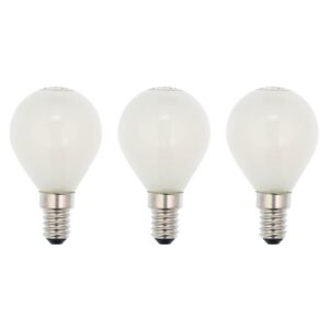 VITO LED Filament Kogellamp G45 E14 - 4W (vervangt 40W) - 424lm - 2700K - Ø45mm - 220-240V - Energiezuinig - 3 stuks