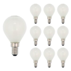 VITO LED Filament Kogellamp G45 E14 - 4W (vervangt 40W) - 424lm - 2700K - Ø45mm - 220-240V - Energiezuinig - 10 stuks