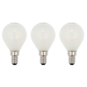 VITO LED Filament Kogellamp G45 E14 - 6W (vervangt 50W) - 636lm - 4000K - Ø45mm - 220-240V - Energiezuinig - 3 stuks