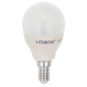 VITO LED Kogellamp G45 E14 - 5W (vervangt 40W) - 416lm - 6400K - 220-240V - Ø45mm - Energiezuinig