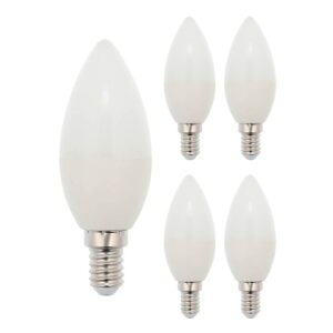 VITO LED Kaarslamp C37 E14 - 5W (vervangt 40W) - 390lm - 2700K - 220-240V - Ø50mm - Energiezuinig  - 5 stuks