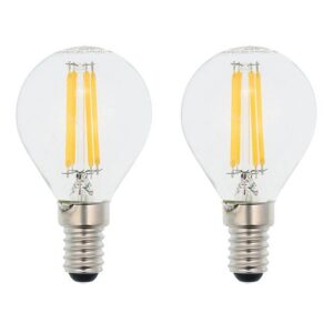 VITO LED Filament Kogellamp G45 E14 - 6W (vervangt 60W) - 750lm - 6000K - Ø45mm - 220-240V - Energiezuinig - 2 stuks