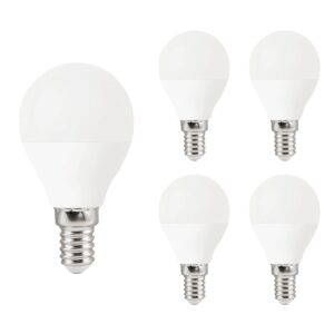 VITO LED Kogellamp G45 E14 - 9W (vervangt 60W) - 828lm - 6400K - 220-240V - Ø47mm - Energiezuinig - 5 stuks
