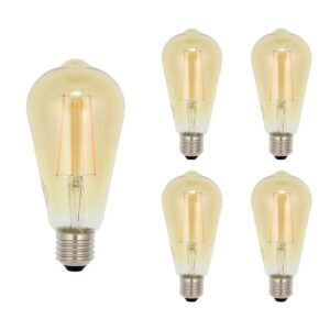 VITO LED Filament Edisonlamp ST64 E27 - 8W (vervangt 60W) - 800lm - 2500K Extra - Ø64mm - 220-240V - Energiezuinig - 5 stuks