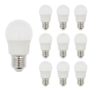 VITO LED Kogellamp G45 E27 - 6.5W (vervangt 50W) - 533lm - 6400K - 220-240V - Ø45mm - Energiezuinig  - 10 stuks