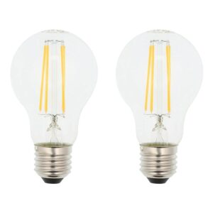 VITO LED Filament Lamp A60 E27 - 10W (vervangt 100W) - 1110lm - 2700K - Ø60mm - 220-240V - Energiezuinig - 2 stuks