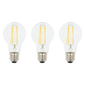 VITO LED Filament Lamp A60 E27 - 10W (vervangt 100W) - 1270lm - 4000K - Ø60mm - 220-240V - Energiezuinig - 3 stuks