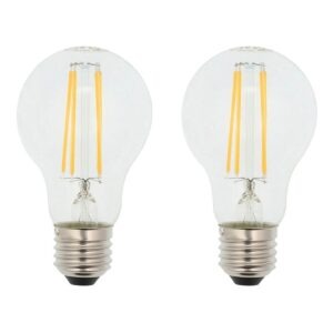 VITO LED Filament Lamp A60 E27 - 8W (vervangt 75W) - 1016lm - 4000K - Ø60mm - 220-240V - Energiezuinig - 2 stuks