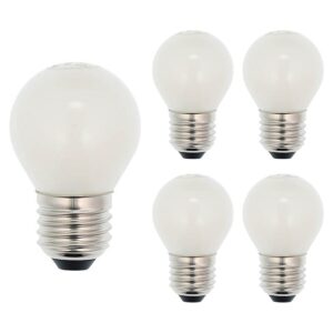 VITO LED Kogellamp G45 E27 - 6W (vervangt 50W) - 636lm - 4000K - Ø45mm - 220-240V - Energiezuinig - 5 stuks