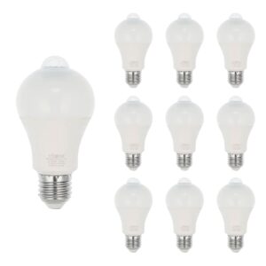 VITO LED Lamp met Bewegings sensor A60 E27 - 11W (vervangt 75W) - 1045lm - 4000K - Ø60mm - 175-260V - Energiezuinig - 10 stuks