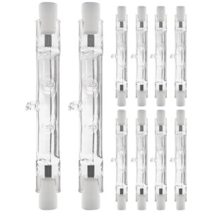 Modee R7s Halogeenlamp 78mm - 100W 900lm 230V - Staaflamp - Warm Wit Licht - Dimbaar - 10 Halogeenlampen