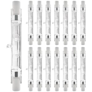 Modee R7s Halogeenlamp 78mm - 150W 1250lm 230V - Staaflamp - Warm Wit Licht - Dimbaar - 15 Halogeenlampen