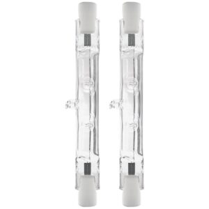 Modee R7s Halogeenlamp 78mm - 150W 1250lm 230V - Staaflamp - Warm Wit Licht - Dimbaar - 2 Halogeenlampen