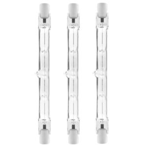 Modee R7s Halogeenlamp 118mm - 100W 900lm 230V - Staaflamp - Warm Wit Licht - Dimbaar - 3 Halogeenlampen