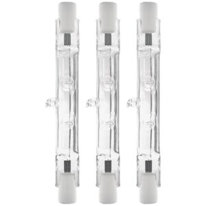 Modee R7s Halogeenlamp 78mm - 150W 1250lm 230V - Staaflamp - Warm Wit Licht - Dimbaar - 3 Halogeenlampen