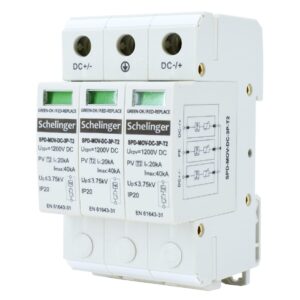 Schelinger Overspanningsbeveiliging 3-polig DC 1200V - Klasse T2 - 40kA