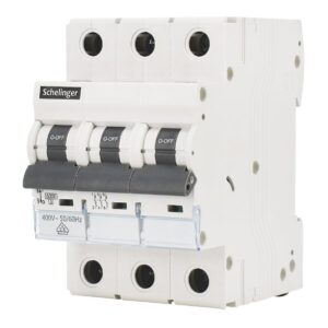 Schelinger Installatieautomaat 20A C-karakteristiek - 3-polig - 230/400V - A02-G8-3P-C20 - IP20