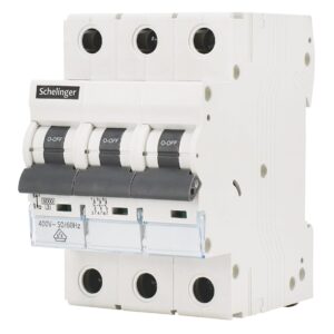 Schelinger Installatieautomaat 25A C-karakteristiek - 3-polig - 230/400V - A02-G8-3P-C25 - IP20